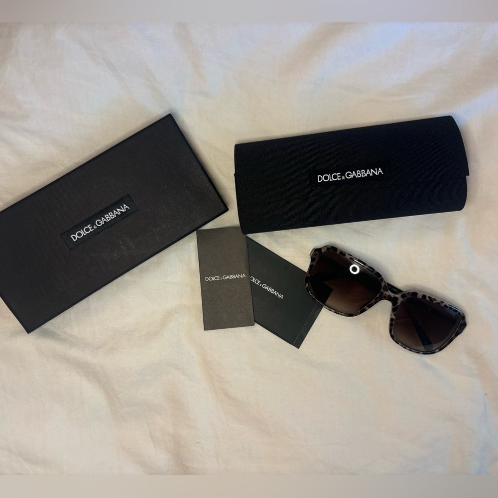 Dolce and Gabbana sunglasses with case and box! 🕶️